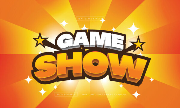 Game show style title